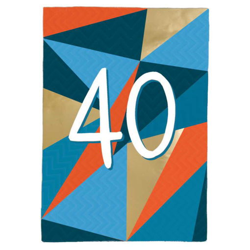 Picture of 40 BIRTHDAY CARD